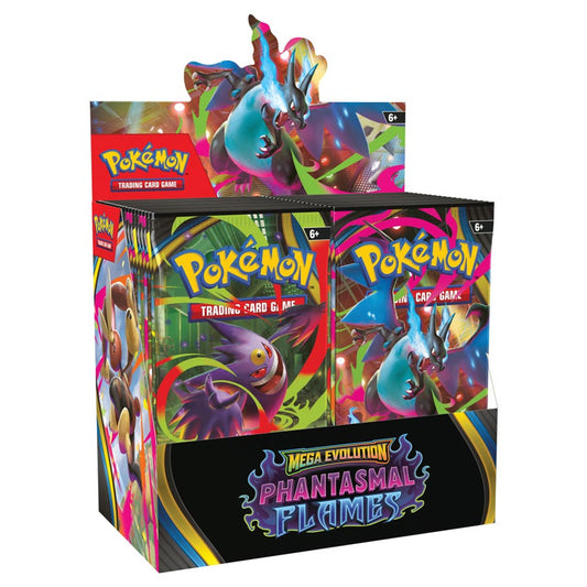 Mega Evolution 2: Phantasmal Flames: Booster Display